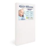 Graco Premium Foam Crib & Toddler Mattress â 2021 Edition, GREENGUARD Gold and CertiPUR-US Certified, 100% Machine Washable, Breathable, Water-Resistant Cover, Ideal Firmness for Infants