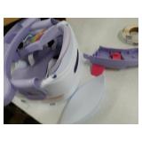 Infantino Music & Lights 3-in-1 Discovery Seat for Girls - Christmas Gift for Sensory Exploration for Babies and Toddlers, Convertible Booster, Feeding Chair with Electronic Piano