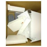 Delta Children PerfectSize 3-in-1 Convertible Sink, Step Stool and Bath Toy for Toddlers/Kids - Perfect for Potty Training, White/Grey