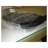 Pre-Seasoned Carbon Steel Wok Pan - 14 â Woks and Stir Fry Pans - Chinese Wok with Round Bottom Wok - Traditional Chinese Japanese Woks - Black Steel Wok