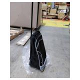 Travel Backpack with Wheels and Handle - Black