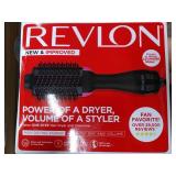 REVLON One-Step Hair Dryer And Volumizer Hot Air Brush, Black
