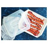 Nordic Ware Bacon Rack with Lid, 10.25x8x2 Inches, White