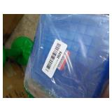 MTM 100 Round Flip-Top Ammo Box 40/45/10MM Cal (Clear Blue)