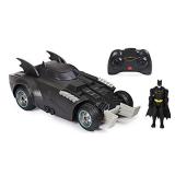 DC Comics Batman Launch and Defend Batmobile Remote Control Vehicle with Exclusive 4-inch Batman Figure, Kids Toys for Boys
