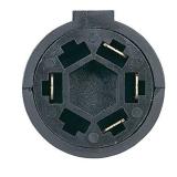 Hopkins 47345 4 Wire Flat Adapter