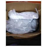 Intelligent Design - ID10-1245 Raina Comforter Set Metallic Print Geometric Design, Modern Trendy All Season Bedding Set, Matching Sham, Decorative Pillow, Grey/Silver, King/Cal King, 5 Piece