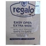Regalo Extra Wide Easy Open Metal Walk Through Baby Gate