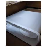 Rubbermaid Step On Lid Slim Trash Can for Home, Kitchen, and Laundry Room Garbage, 11.3 Gallon, White