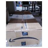 Rubbermaid Step On Lid Slim Trash Can for Home, Kitchen, and Laundry Room Garbage, 11.3 Gallon, White