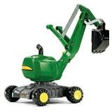 rolly toys John Deere Ride-On: 360-Degree Excavator Shovel/Digger, Youth Ages 3+