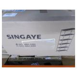 SINGAYE 6-Shelf Storage Shelf Wire Shelving Unit Metal Shelves Unit Storage Adjustable, Standing Shelf Units with PP Liner 21.25" W X 11.41D X 69 "H (Silver)