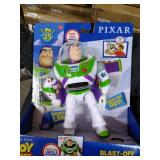 Disney Pixar Toy Story 4 Blast-Off Buzz Lightyear Figure, 7 in / 17.78 cm-Tall, with Lights, Phrases, Sounds and Pop-Out Wings, Gift for Kids 3 Years and Older [Amazon Exclusive]
