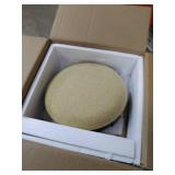 Design Toscano Grand Duchess Vanity Stool, 17 Inch, Walnut