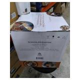 CROWNFUL Air Fryer, 10-in-1 Air Fryer Toaster Oven, 10.6 Quart, Convection Roaster with Rotisserie & Dehydrator, Digital LCD Touch Screen, Accessories and Recipe Included