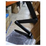 WorkEZ PROFESSIONAL Ergonomic Aluminum Laptop Cooling Stand Lap Desk Tray for Bed Couch. Adjustable height angle tilt notebook macbook pro computer riser folding desktop holder portable,Black