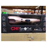 CHI Spin N Curl Special Edition Rose Gold Hair Curler 1". Ideal for Shoulder-Length Hair between 6-16inches.