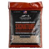 Traeger Grills Signature Blend 100% All-Natural Hardwood Pellets for Grill, Smoke, Bake, Roast, Braise and BBQ, 20 lb. Bag