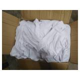 WELMATCH White Stretch Spandex Chair Covers Wedding Universal - 50 Pcs Banquet Wedding Party Dining Scuba Elastic Chair Covers (White, 50)