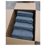 Pet Stairs â Foam Pet Steps for Small Dogs or Cats, 4 Step Design, Removable Cover â Non-Slip Dog Stairs for Home and Vehicle by PETMAKER (Gray)