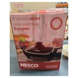 Nesco, Black, ES-08, Electric Skillet, 8 inch, 800 watts