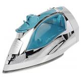 âSunbeam Steammaster Steam Iron | 1400 Watt Large Anti-Drip Nonstick Stainless Steel Iron with Steam Control and Retractable Cord, Chrome/Blueâ.