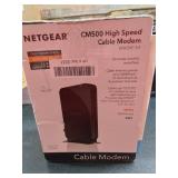 NETGEAR Cable Modem CM500 - Compatible with All Cable Providers Including Xfinity by Comcast, Spectrum, Cox | for Cable Plans Up to 400Mbps | DOCSIS 3.0