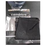 CAMBIVO 2 Pack Knee Brace, Knee Compression Sleeve for Men and Women, Knee Support for Running, Workout, Gym, Hiking, Sports (Black,Small)