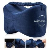Knee Pillow for Side Sleepers - Sciatica Pain Relief - Back Pain, Leg Pain, Pregnancy, Hip and Joint Pain - Memory Foam Leg Pillow