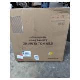 SONGMICS Round Laundry Cart, Laundry Hamper on Wheels, with Steel Frame and Removable Bag, 4 Casters and 2 Brakes, Cream and Silver Color URLS01MZ