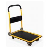 MaxWorks 80876 Foldable Platform Truck Push Dolly-330 lb. Weight Capacity-with Swivel Wheels