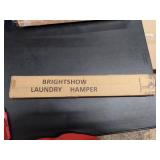 135L Laundry Cloth Hamper Bag Sorter Basket Bin Foldable 3 Sections with Aluminum Frame 24