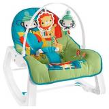 Fisher-Price Infant-to-Toddler Rocker - Colorful Jungle, Baby Rocking Chair with Toys for Soothing or Playtime from Infant to Toddler