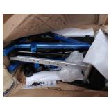 GreenChief Rollator Walker with Armrests, Tall Walker with Shock Absorber for Seniors and Adults Folding Rollator with Seat Rolling with Carrying Pouch, Suitable for Indoor Outdoor, Blue