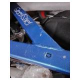 GreenChief Rollator Walker with Armrests, Tall Walker with Shock Absorber for Seniors and Adults Folding Rollator with Seat Rolling with Carrying Pouch, Suitable for Indoor Outdoor, Blue