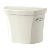 Kohler K-4468-RA-96 Wellworth 1.6 gpf Tank with Right -Hand Trip Lever, Biscuit - Tank Only