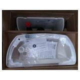 Kohler K-4468-RA-96 Wellworth 1.6 gpf Tank with Right -Hand Trip Lever, Biscuit - Tank Only