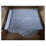 IOTXY Home Modern End Table - Simple 2-Tier Sofa Couch Side Table with Storage Shelf, Nightstand, Rectangle, Gold