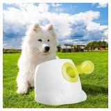 PetPrime Dog Automatic Ball Launcher Dog Interactive Toy Dog Fetch Toy Pet Ball Thrower Throwing Game 3 Tennis Balls Tennis Ball Launcher for Dogs Included Launch Distance 10ft 20ft 30ft (Pattern 5)