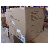 ALPHA HOME Bar Stools Counter Height Adjustable Bar Chair 360 Degree Swivel Seat Modern Square Pu Leather Kitchen Counter Stools Dining Chairs Set of 2,350 lbs Capacity.Brown