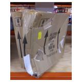 Decor Therapy PL1598 59" Antique Brass Swing-arm Floor Lamp with Faux Silk Shade