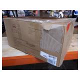 Armen Living Jagger 26" Counter Height Stool with Walnut Finish and Cream Faux Leather