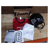 Franklin Sports NCAA Kids Football Uniform Set - NFL Youth Football Costume for Boys & Girls - Set Includes Helmet, Jersey & Pants - Size Large
