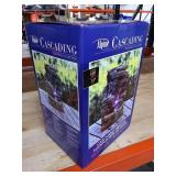 Alpine Corporation 4-Tier Cascading Tabletop Fountain with LED Lights