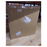 Folding Tray Metal Side Table, Sofa Table Small Round End Tables, Anti-Rust and Waterproof Outdoor or Indoor Snack Table, Accent Coffee Table, H20.28" x D18.11", Cream