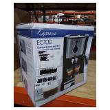 Capresso - EC100 Espresso Machine with 15 Bars of Pressure, Milk Frother and Thermoblock Heating System - Black/Stainless Steel