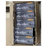 [10 Pack] BESTTEN Vienna Series Entry Door Lever with Removable Latch Plate, Solid Metal, Contemporary Round Handle Design for Exterior and Interior, Commercial and Residential, Matte Black