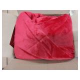 Amazon Basics Ultra-Soft Micromink Sherpa Comforter Bed Set - Red, Full/Queen