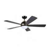 Emerson Astor Ceiling Fan - Barbeque Black with Satin Gold Accents