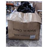 RVMasking Upgraded Waterproof Top Travel Trailer Cover for RV Camper Motorhome with 4 Tire Covers, Tongue Jack Cover